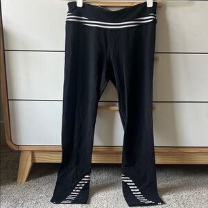 lululemon athletica Black and White Capris